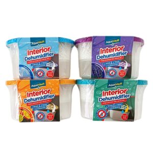 4 pack disposable dehumidifiers moisture absorbers