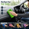 Reusable Microfibre Mop Cloths – 8 Pack Washable Floor Cleaning Pads