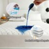 Double waterproof mattress protector 40cm deep fitted