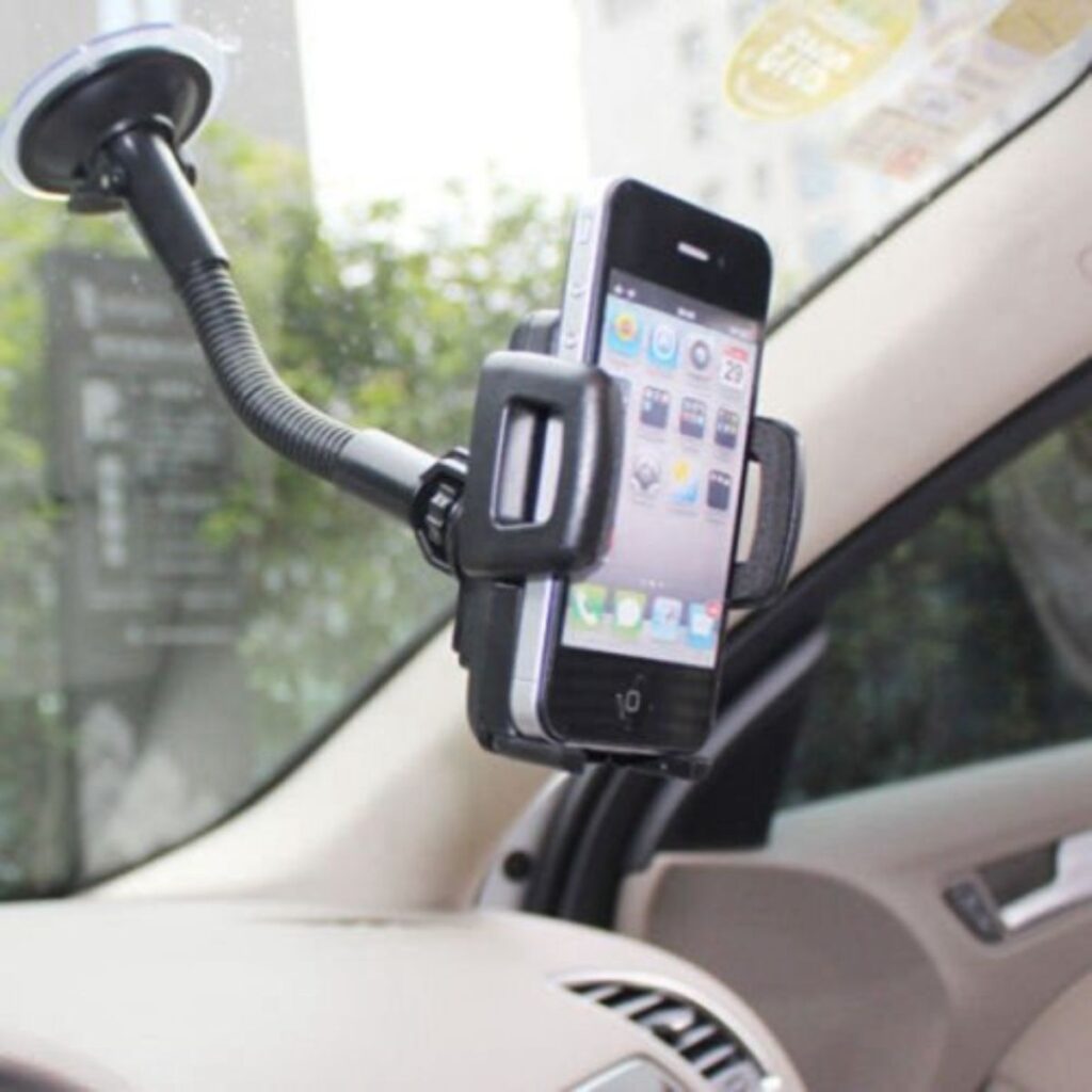 Car phone holder air vent and windshield mount