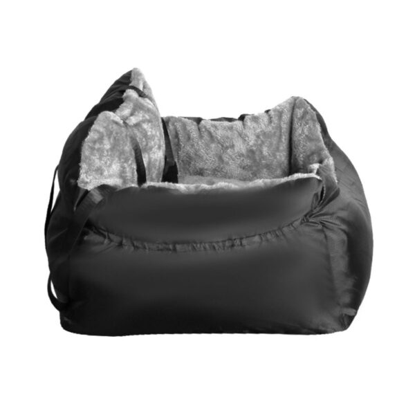 Dog Car Booster Seat with Safety Leash & Storage Pocket
