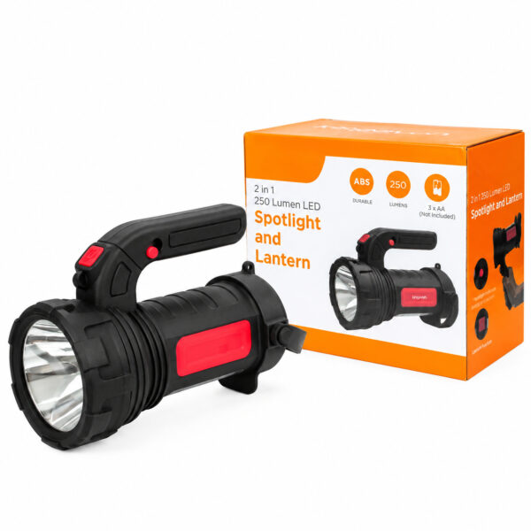 2-in-1-led-spotlight-lantern-250-lumens 2-in-1 LED spotlight lantern 250 lumens