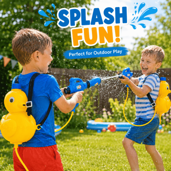 Water Guns for Kids – Duck Backpack Outdoor Toy