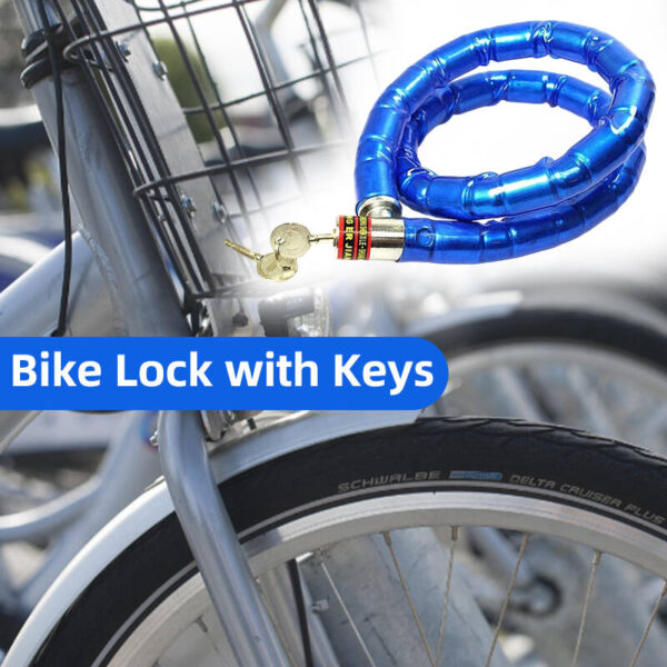 anti theft bike lock with keys