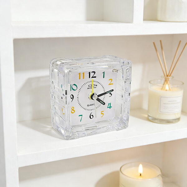 small-square-quartz-bedside-alarm-clock.jpg2 Small Square Quartz Alarm Clock – Silent Bedside Clock